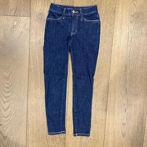 Old Navy Kids Dark Blue Rockstar Jeggings Stretch Skinny Jeans